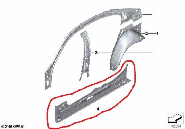 [GY�RI �J] BMW K�SZ�BMEREV�T� JOBB BELS� | 5-�S / M5 | 4100 7453082